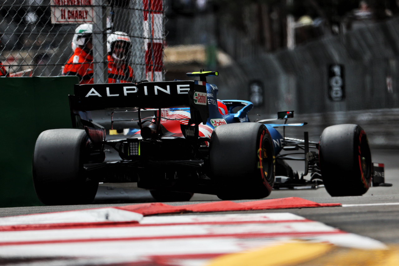 GP MONACO, Esteban Ocon (FRA) Alpine F1 Team A521.
22.05.2021. Formula 1 World Championship, Rd 5, Monaco Grand Prix, Monte Carlo, Monaco, Qualifiche Day.
- www.xpbimages.com, EMail: requests@xpbimages.com © Copyright: Batchelor / XPB Images