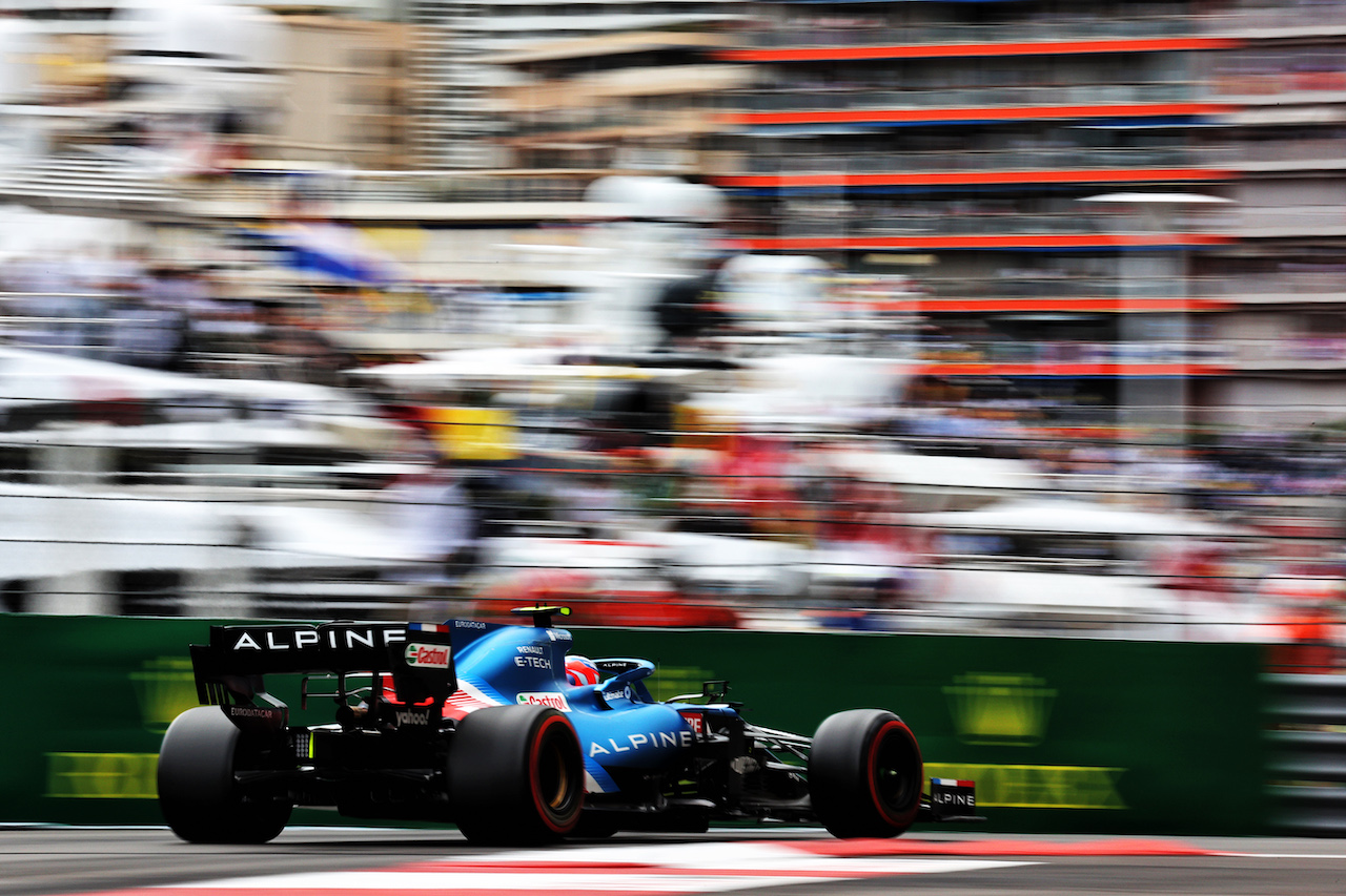 GP MONACO, Esteban Ocon (FRA) Alpine F1 Team A521.
22.05.2021. Formula 1 World Championship, Rd 5, Monaco Grand Prix, Monte Carlo, Monaco, Qualifiche Day.
- www.xpbimages.com, EMail: requests@xpbimages.com © Copyright: Batchelor / XPB Images