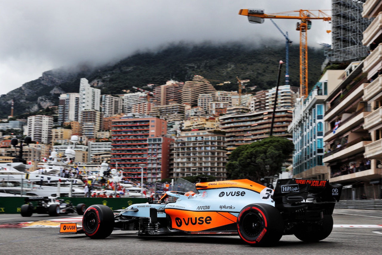 GP MONACO, Daniel Ricciardo (AUS) McLaren MCL35M.
22.05.2021. Formula 1 World Championship, Rd 5, Monaco Grand Prix, Monte Carlo, Monaco, Qualifiche Day.
- www.xpbimages.com, EMail: requests@xpbimages.com © Copyright: Batchelor / XPB Images