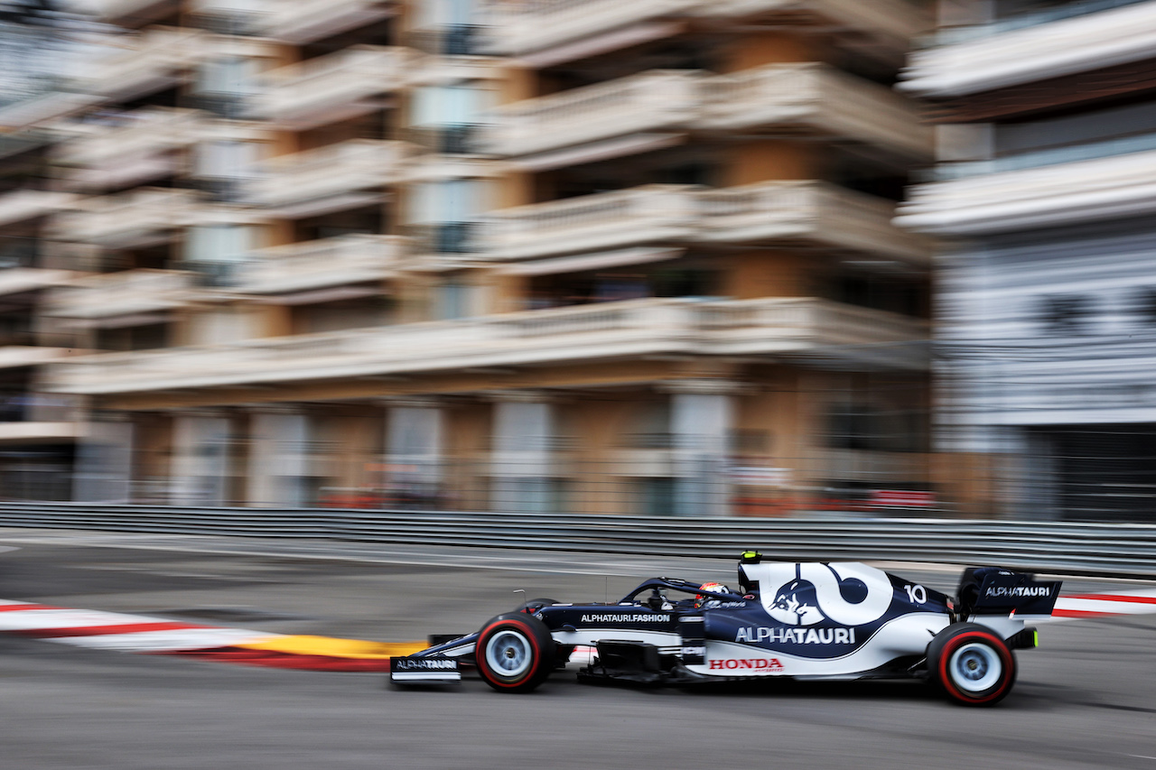 GP MONACO, Pierre Gasly (FRA) AlphaTauri AT02.
22.05.2021. Formula 1 World Championship, Rd 5, Monaco Grand Prix, Monte Carlo, Monaco, Qualifiche Day.
- www.xpbimages.com, EMail: requests@xpbimages.com © Copyright: Batchelor / XPB Images