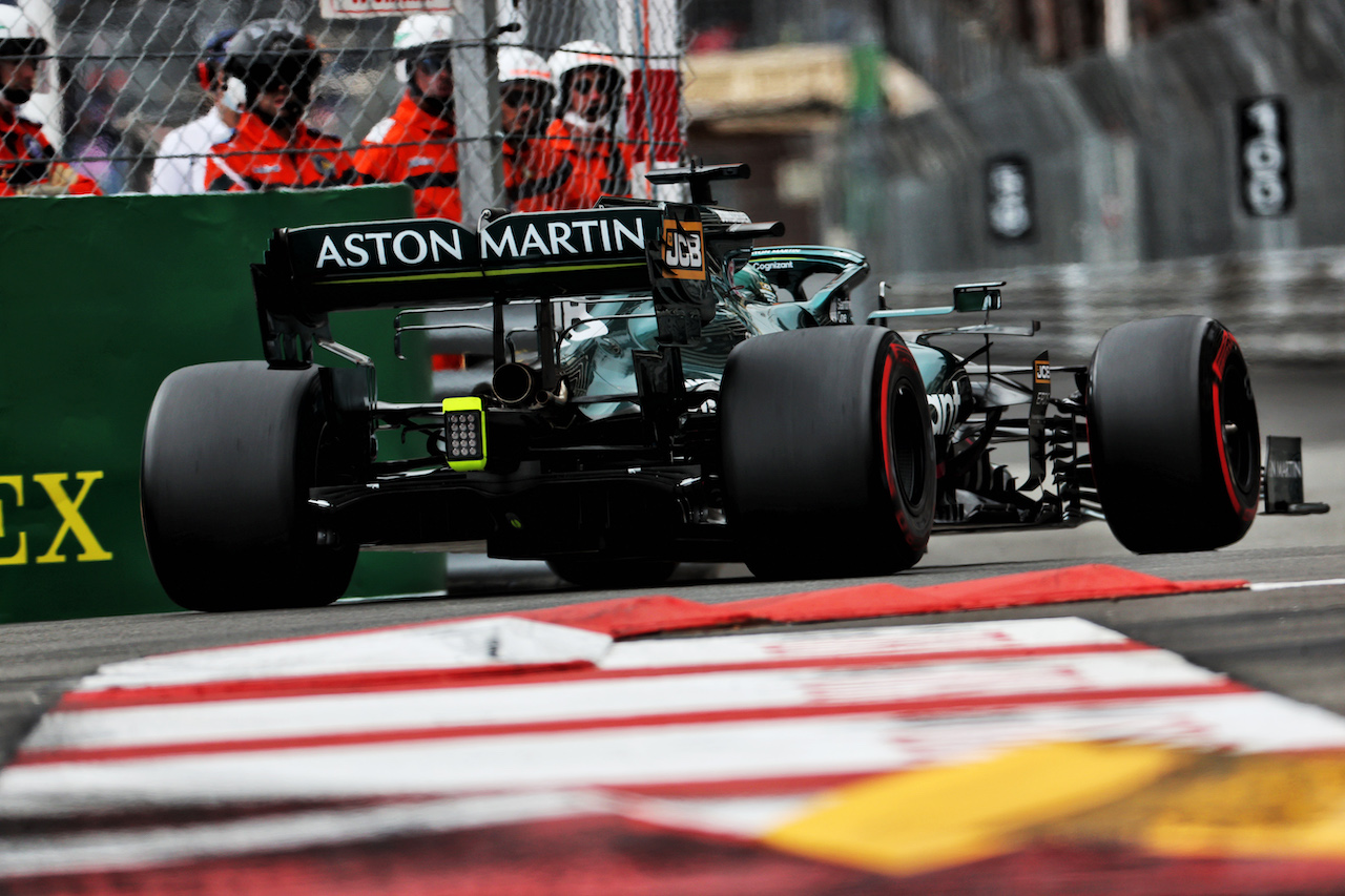 GP MONACO, Lance Stroll (CDN) Aston Martin F1 Team AMR21.
22.05.2021. Formula 1 World Championship, Rd 5, Monaco Grand Prix, Monte Carlo, Monaco, Qualifiche Day.
- www.xpbimages.com, EMail: requests@xpbimages.com © Copyright: Batchelor / XPB Images