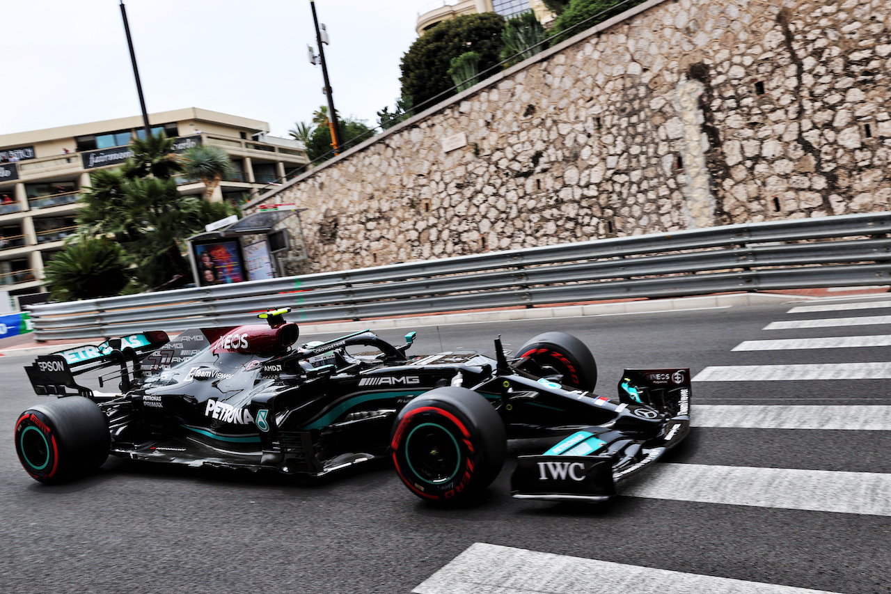 GP MONACO, Valtteri Bottas (FIN) Mercedes AMG F1 W12.
22.05.2021. Formula 1 World Championship, Rd 5, Monaco Grand Prix, Monte Carlo, Monaco, Qualifiche Day.
- www.xpbimages.com, EMail: requests@xpbimages.com © Copyright: Batchelor / XPB Images