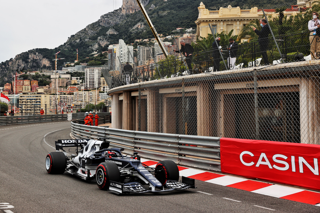 GP MONACO, Yuki Tsunoda (JPN) AlphaTauri AT02.
22.05.2021. Formula 1 World Championship, Rd 5, Monaco Grand Prix, Monte Carlo, Monaco, Qualifiche Day.
- www.xpbimages.com, EMail: requests@xpbimages.com © Copyright: Batchelor / XPB Images