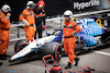 GP MONACO, Nicholas Latifi (CDN) Williams Racing FW43B crashed in the third practice session.
22.05.2021. Formula 1 World Championship, Rd 5, Monaco Grand Prix, Monte Carlo, Monaco, Qualifiche Day.
- www.xpbimages.com, EMail: requests@xpbimages.com © Copyright: Bearne / XPB Images