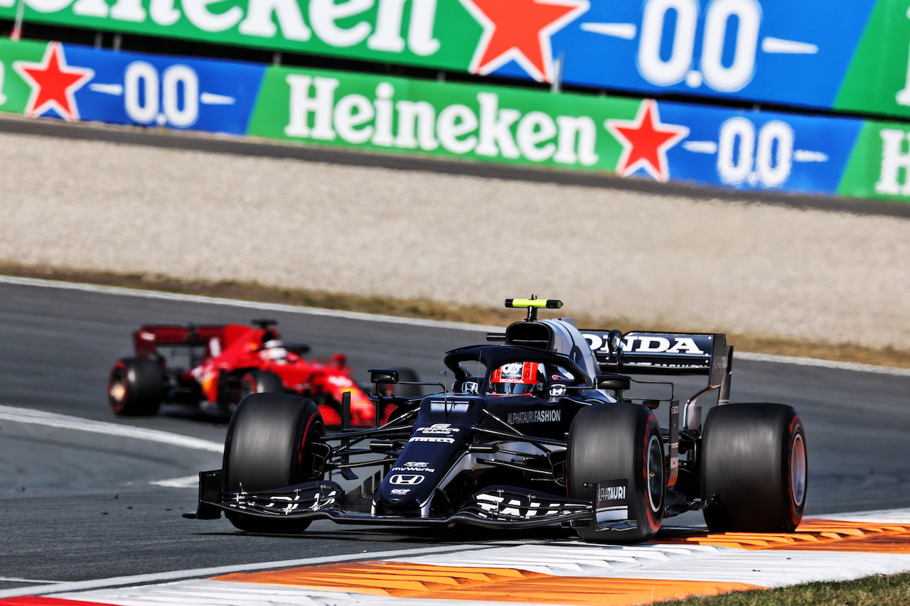 GP OLANDA, Pierre Gasly (FRA) AlphaTauri AT02.
05.09.2021. Formula 1 World Championship, Rd 13, Dutch Grand Prix, Zandvoort, Netherlands, Gara Day.
- www.xpbimages.com, EMail: requests@xpbimages.com © Copyright: Batchelor / XPB Images