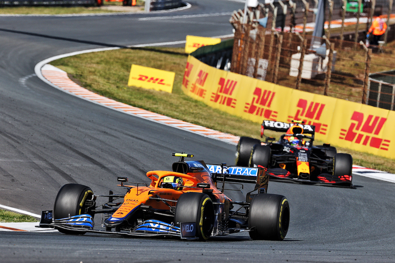 GP OLANDA, Lando Norris (GBR) McLaren MCL35M.
05.09.2021. Formula 1 World Championship, Rd 13, Dutch Grand Prix, Zandvoort, Netherlands, Gara Day.
- www.xpbimages.com, EMail: requests@xpbimages.com © Copyright: Batchelor / XPB Images