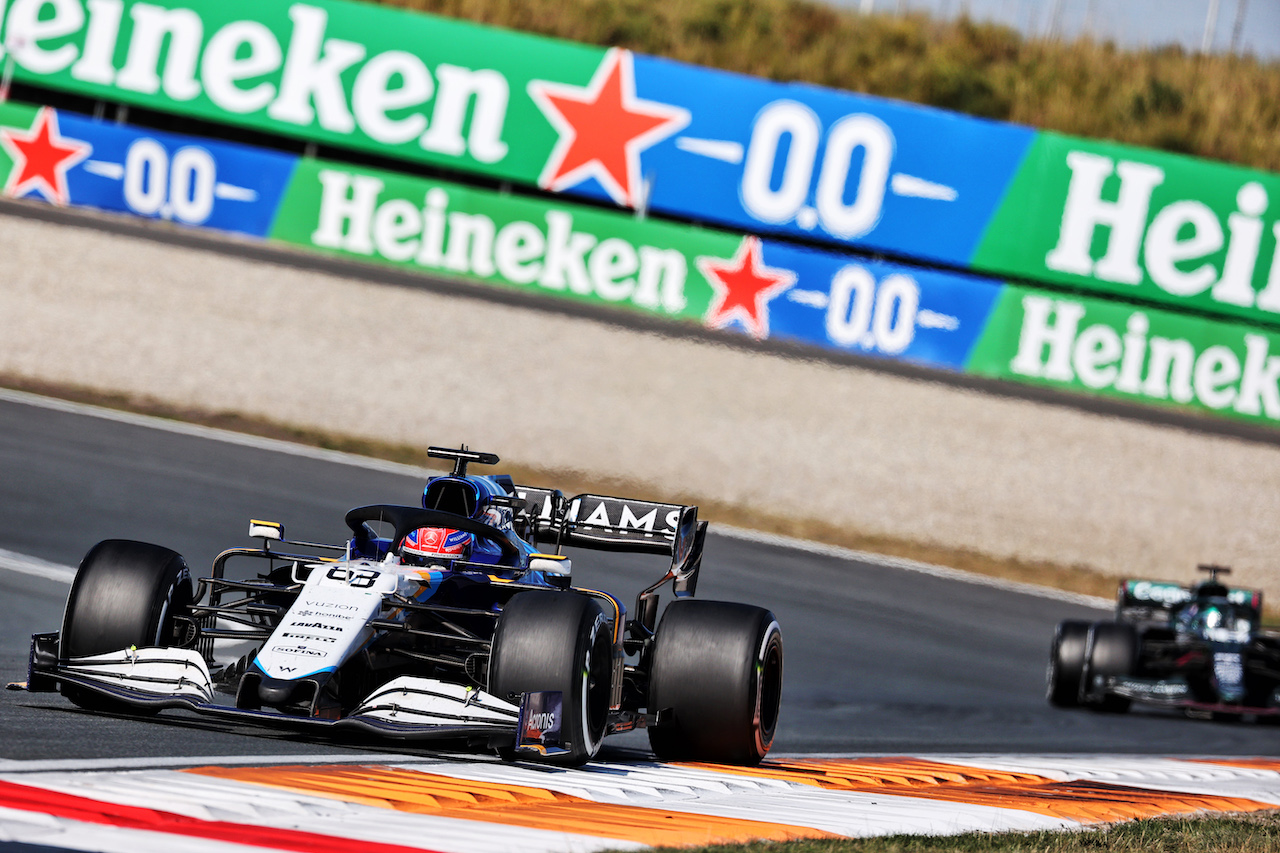 GP OLANDA, George Russell (GBR) Williams Racing FW43B.
05.09.2021. Formula 1 World Championship, Rd 13, Dutch Grand Prix, Zandvoort, Netherlands, Gara Day.
- www.xpbimages.com, EMail: requests@xpbimages.com © Copyright: Batchelor / XPB Images