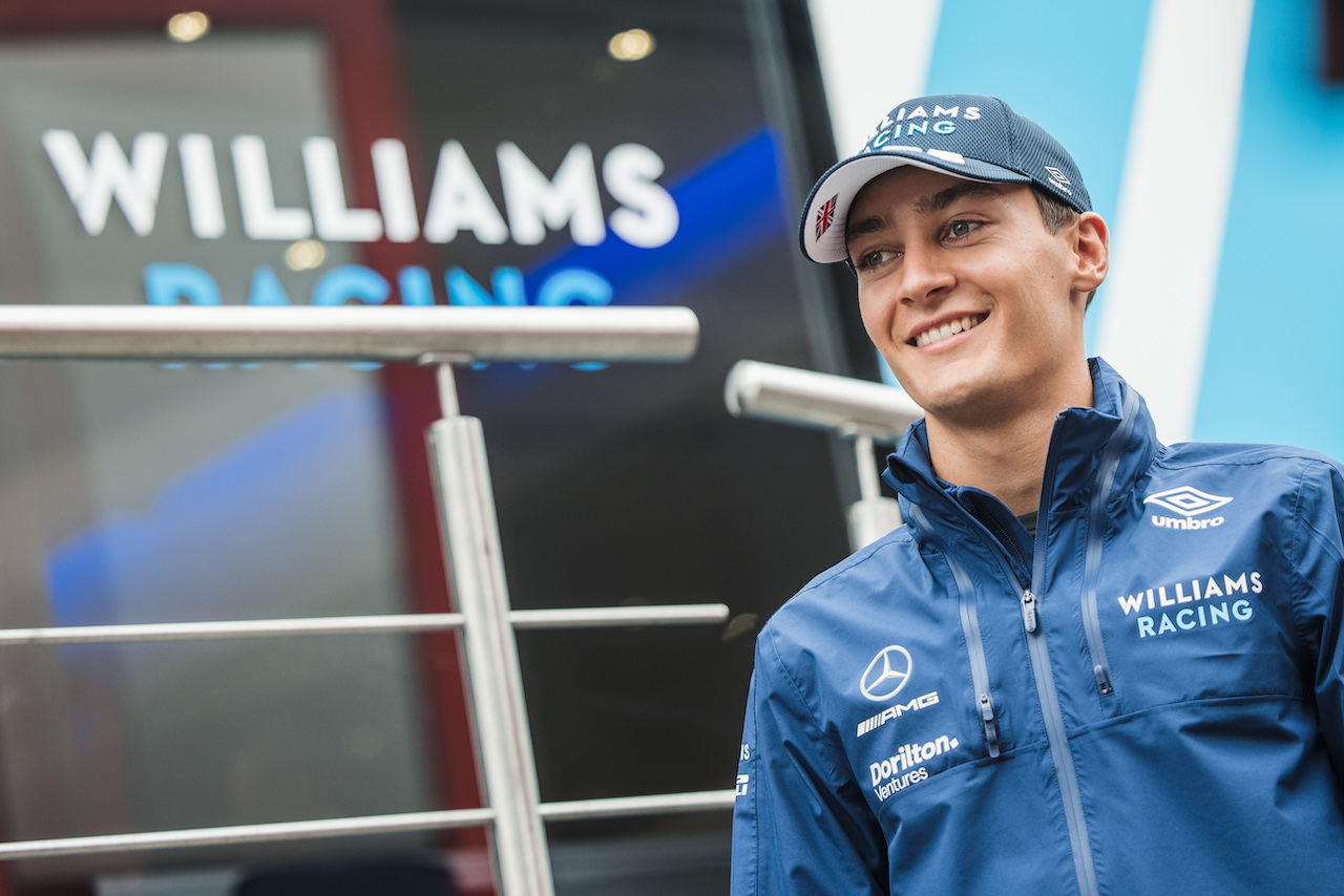 GP OLANDA, George Russell (GBR) Williams Racing.
02.09.2021. Formula 1 World Championship, Rd 13, Dutch Grand Prix, Zandvoort, Netherlands, Preparation Day.
- www.xpbimages.com, EMail: requests@xpbimages.com © Copyright: Bearne / XPB Images