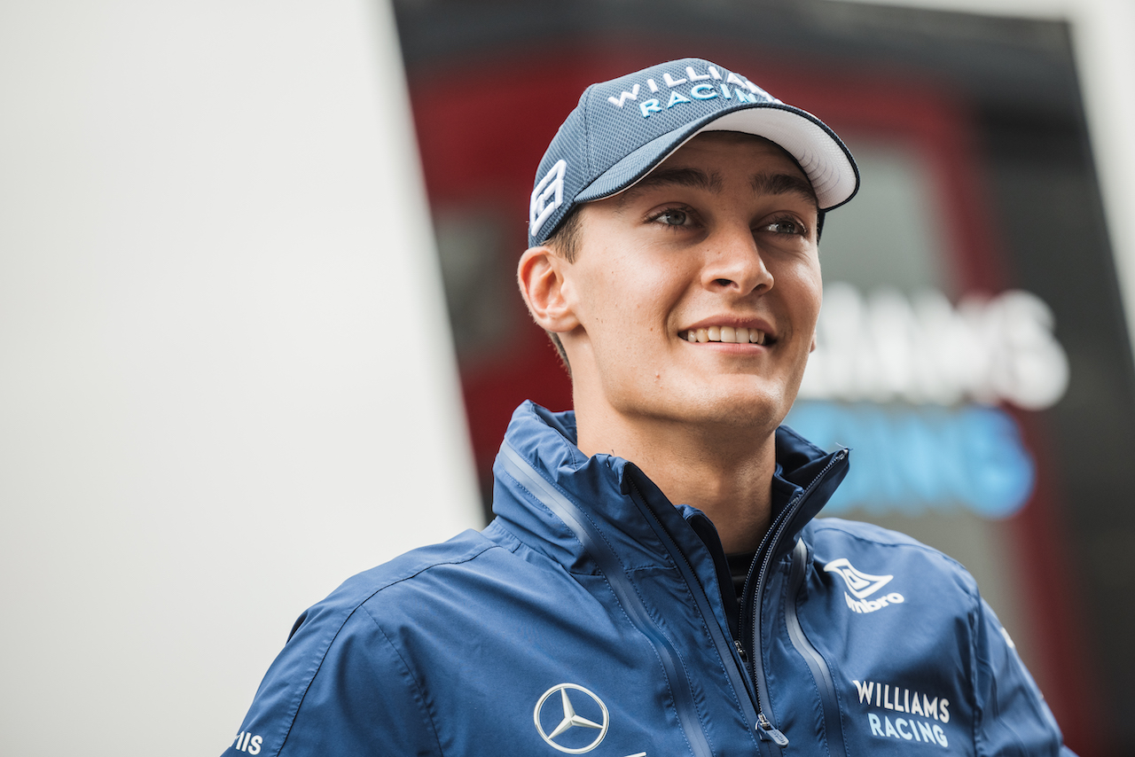 GP OLANDA, George Russell (GBR) Williams Racing.
02.09.2021. Formula 1 World Championship, Rd 13, Dutch Grand Prix, Zandvoort, Netherlands, Preparation Day.
- www.xpbimages.com, EMail: requests@xpbimages.com © Copyright: Bearne / XPB Images