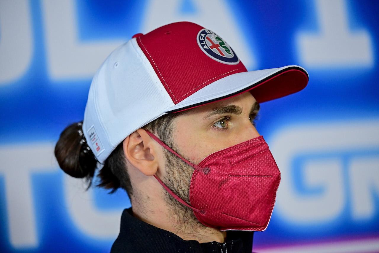 GP OLANDA, Antonio Giovinazzi (ITA) Alfa Romeo Racing in the FIA Press Conference.
02.09.2021. Formula 1 World Championship, Rd 13, Dutch Grand Prix, Zandvoort, Netherlands, Preparation Day.
- www.xpbimages.com, EMail: requests@xpbimages.com © Copyright: FIA Pool Image for Editorial Use Only