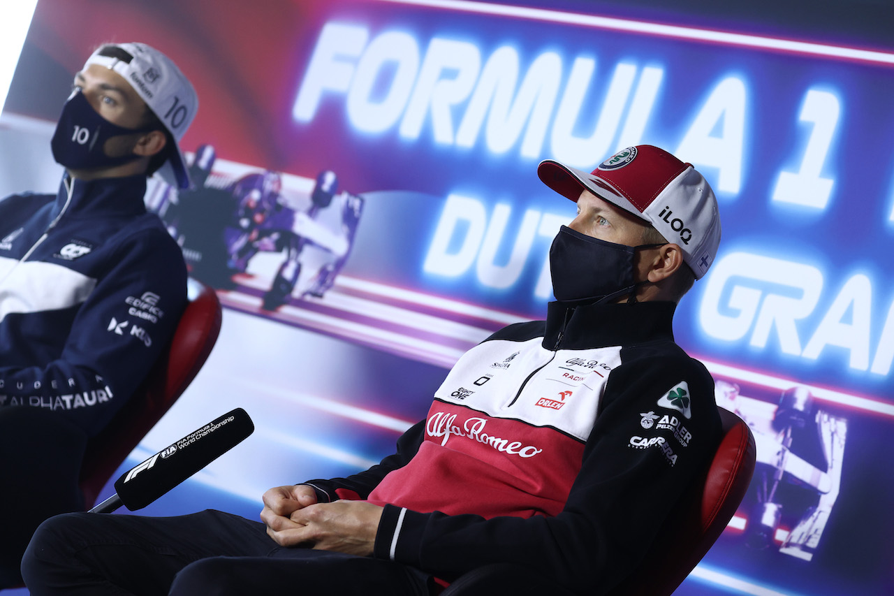 GP OLANDA, Kimi Raikkonen (FIN) Alfa Romeo Racing in the FIA Press Conference.
02.09.2021. Formula 1 World Championship, Rd 13, Dutch Grand Prix, Zandvoort, Netherlands, Preparation Day.
- www.xpbimages.com, EMail: requests@xpbimages.com © Copyright: FIA Pool Image for Editorial Use Only