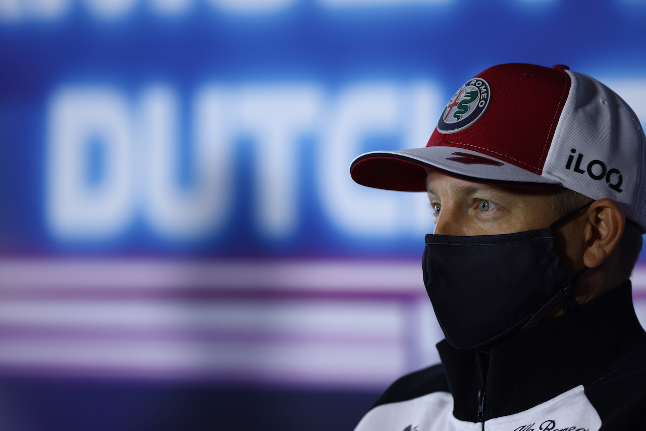 GP OLANDA, Kimi Raikkonen (FIN) Alfa Romeo Racing in the FIA Press Conference.
02.09.2021. Formula 1 World Championship, Rd 13, Dutch Grand Prix, Zandvoort, Netherlands, Preparation Day.
- www.xpbimages.com, EMail: requests@xpbimages.com © Copyright: FIA Pool Image for Editorial Use Only