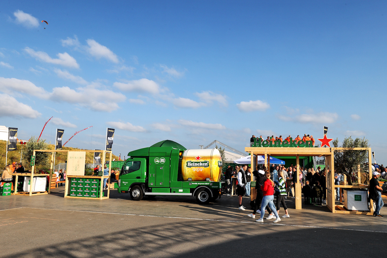 GP OLANDA, Circuit Atmosfera - Heineken in the FanZone.
02.09.2021. Formula 1 World Championship, Rd 13, Dutch Grand Prix, Zandvoort, Netherlands, Preparation Day.
- www.xpbimages.com, EMail: requests@xpbimages.com © Copyright: Moy / XPB Images