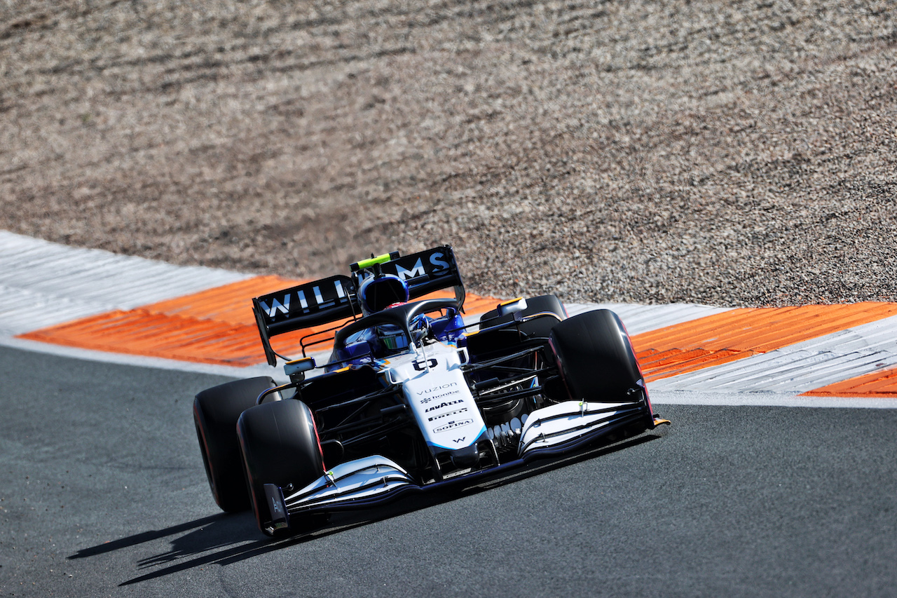 GP OLANDA, Nicholas Latifi (CDN) Williams Racing FW43B.
04.09.2021. Formula 1 World Championship, Rd 13, Dutch Grand Prix, Zandvoort, Netherlands, Qualifiche Day.
- www.xpbimages.com, EMail: requests@xpbimages.com © Copyright: Charniaux / XPB Images