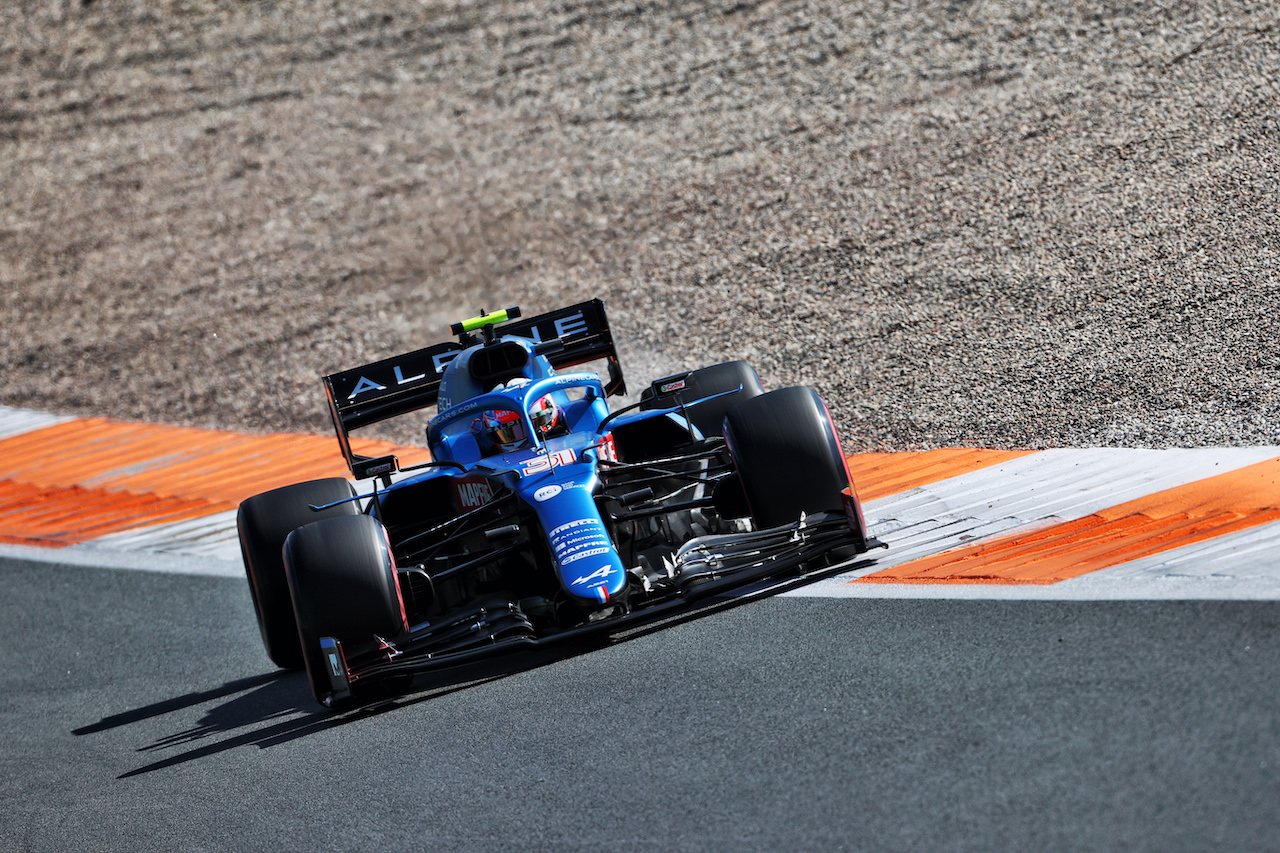 GP OLANDA, Esteban Ocon (FRA) Alpine F1 Team A521.
04.09.2021. Formula 1 World Championship, Rd 13, Dutch Grand Prix, Zandvoort, Netherlands, Qualifiche Day.
- www.xpbimages.com, EMail: requests@xpbimages.com © Copyright: Charniaux / XPB Images