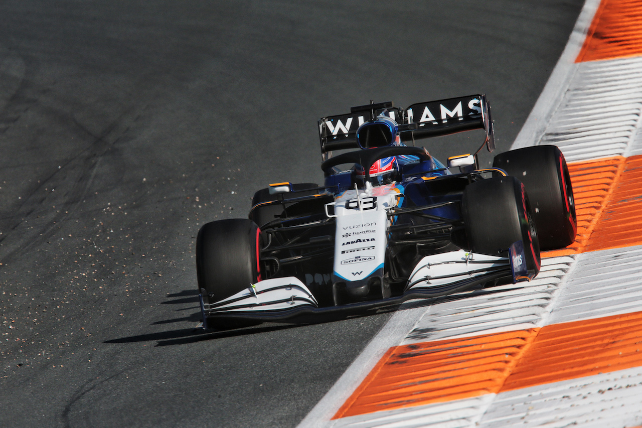 GP OLANDA, George Russell (GBR) Williams Racing FW43B.
03.09.2021. Formula 1 World Championship, Rd 13, Dutch Grand Prix, Zandvoort, Netherlands, Practice Day.
- www.xpbimages.com, EMail: requests@xpbimages.com © Copyright: XPB Images