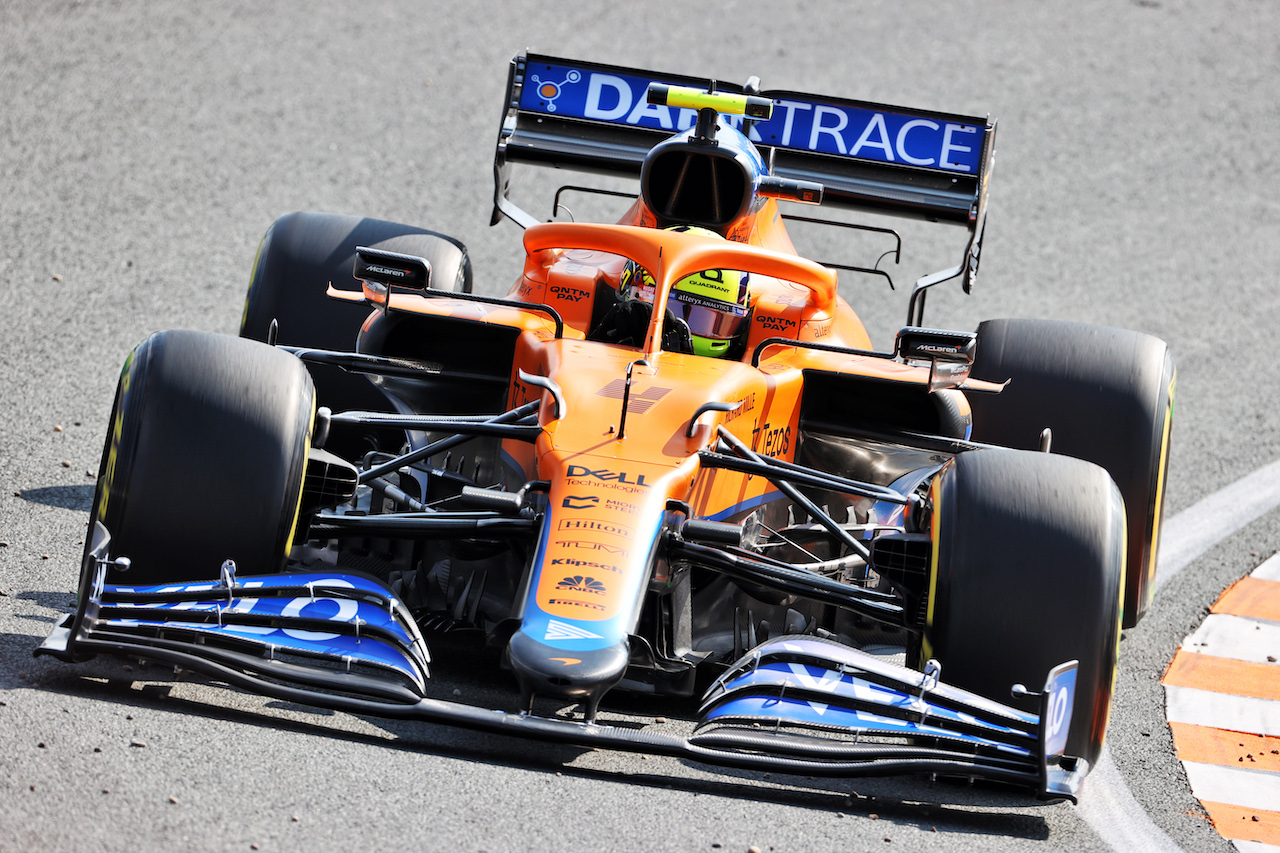 GP OLANDA, Lando Norris (GBR) McLaren MCL35M.
03.09.2021. Formula 1 World Championship, Rd 13, Dutch Grand Prix, Zandvoort, Netherlands, Practice Day.
- www.xpbimages.com, EMail: requests@xpbimages.com © Copyright: Charniaux / XPB Images