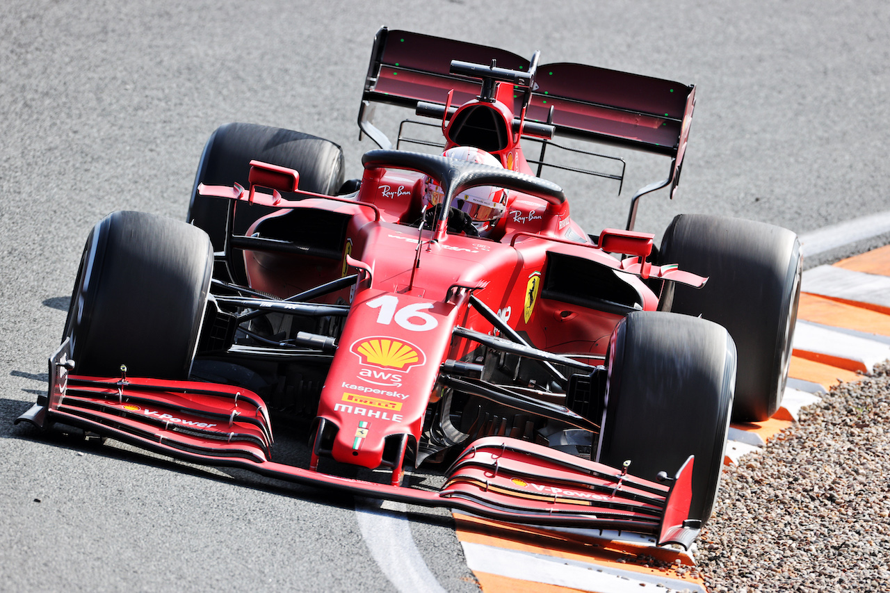 GP OLANDA, Charles Leclerc (MON) Ferrari SF-21.
03.09.2021. Formula 1 World Championship, Rd 13, Dutch Grand Prix, Zandvoort, Netherlands, Practice Day.
- www.xpbimages.com, EMail: requests@xpbimages.com © Copyright: Charniaux / XPB Images