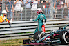 GP OLANDA, Sebastian Vettel (GER) tends to his Aston Martin F1 Team AMR21 with a fire extinguisher after he stopped in the first practice session.
03.09.2021. Formula 1 World Championship, Rd 13, Dutch Grand Prix, Zandvoort, Netherlands, Practice Day.
- www.xpbimages.com, EMail: requests@xpbimages.com © Copyright: Batchelor / XPB Images