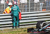 GP OLANDA, Sebastian Vettel (GER) tends to his Aston Martin F1 Team AMR21 with a fire extinguisher after he stopped in the first practice session.
03.09.2021. Formula 1 World Championship, Rd 13, Dutch Grand Prix, Zandvoort, Netherlands, Practice Day.
- www.xpbimages.com, EMail: requests@xpbimages.com © Copyright: Batchelor / XPB Images