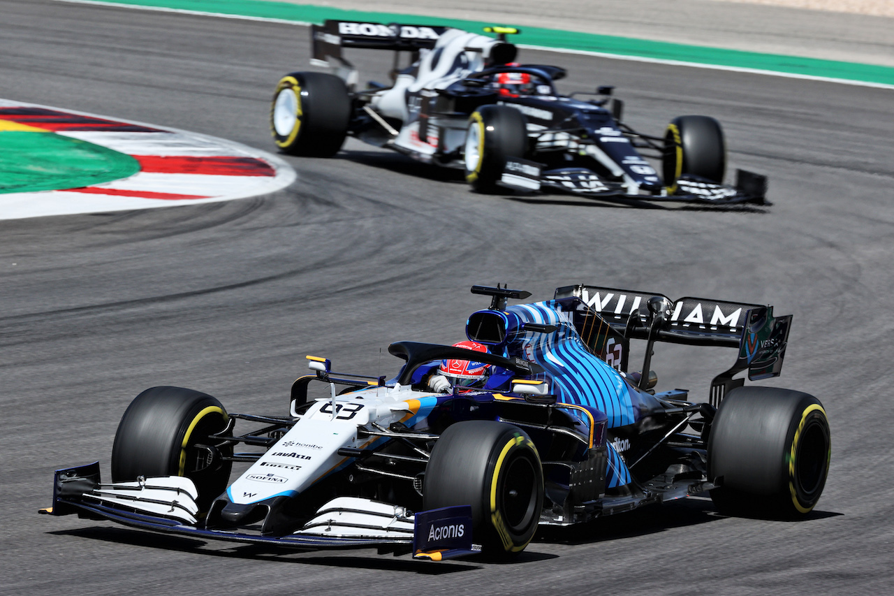 GP PORTOGALLO, George Russell (GBR) Williams Racing FW43B.
02.05.2021. Formula 1 World Championship, Rd 3, Portuguese Grand Prix, Portimao, Portugal, Gara Day.
- www.xpbimages.com, EMail: requests@xpbimages.com © Copyright: Batchelor / XPB Images