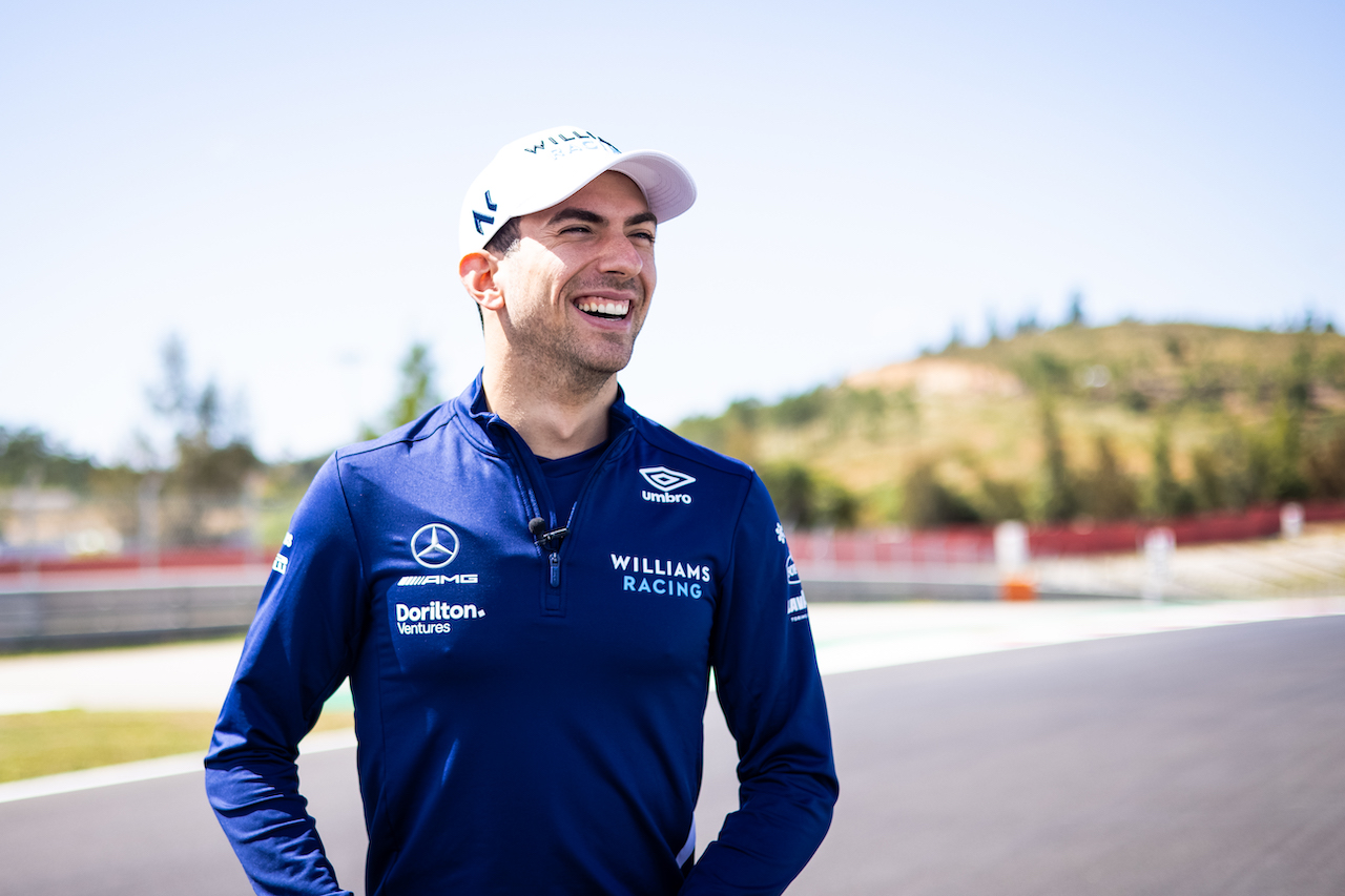 GP PORTOGALLO, Nicholas Latifi (CDN) Williams Racing.
29.04.2021. Formula 1 World Championship, Rd 3, Portuguese Grand Prix, Portimao, Portugal, Preparation Day.
- www.xpbimages.com, EMail: requests@xpbimages.com © Copyright: Bearne / XPB Images