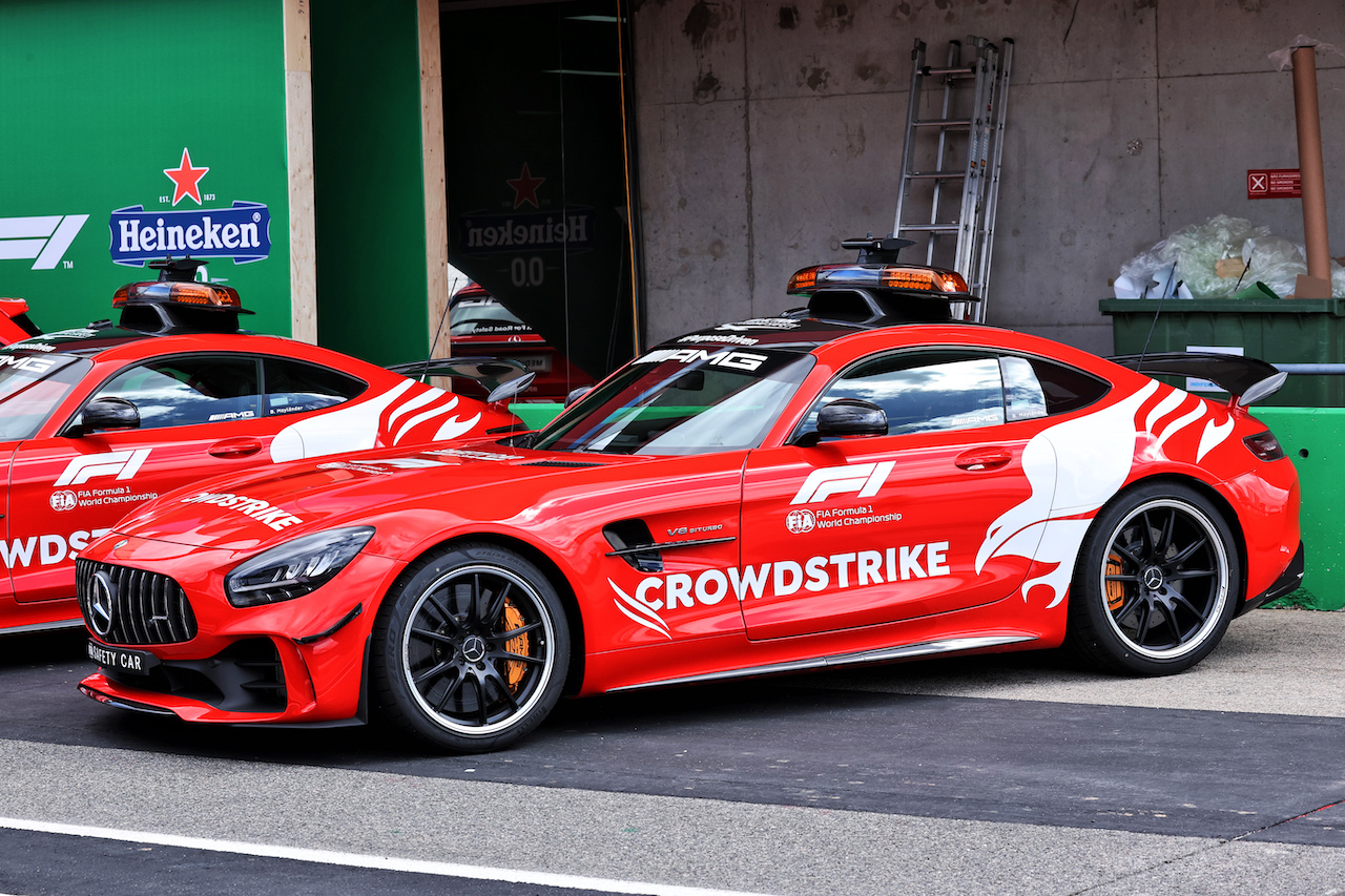 GP PORTOGALLO, The Mercedes FIA Safety Car.
29.04.2021. Formula 1 World Championship, Rd 3, Portuguese Grand Prix, Portimao, Portugal, Preparation Day.
- www.xpbimages.com, EMail: requests@xpbimages.com © Copyright: Batchelor / XPB Images