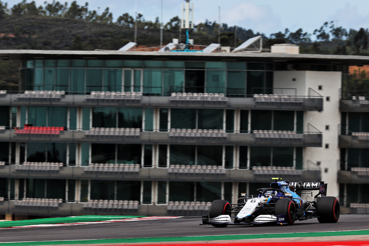 GP PORTOGALLO, Nicholas Latifi (CDN) Williams Racing FW43B.
01.05.2021. Formula 1 World Championship, Rd 3, Portuguese Grand Prix, Portimao, Portugal, Qualifiche Day.
- www.xpbimages.com, EMail: requests@xpbimages.com © Copyright: Batchelor / XPB Images