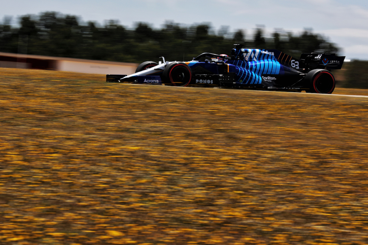 GP PORTOGALLO, George Russell (GBR) Williams Racing FW43B.
01.05.2021. Formula 1 World Championship, Rd 3, Portuguese Grand Prix, Portimao, Portugal, Qualifiche Day.
- www.xpbimages.com, EMail: requests@xpbimages.com © Copyright: Batchelor / XPB Images
