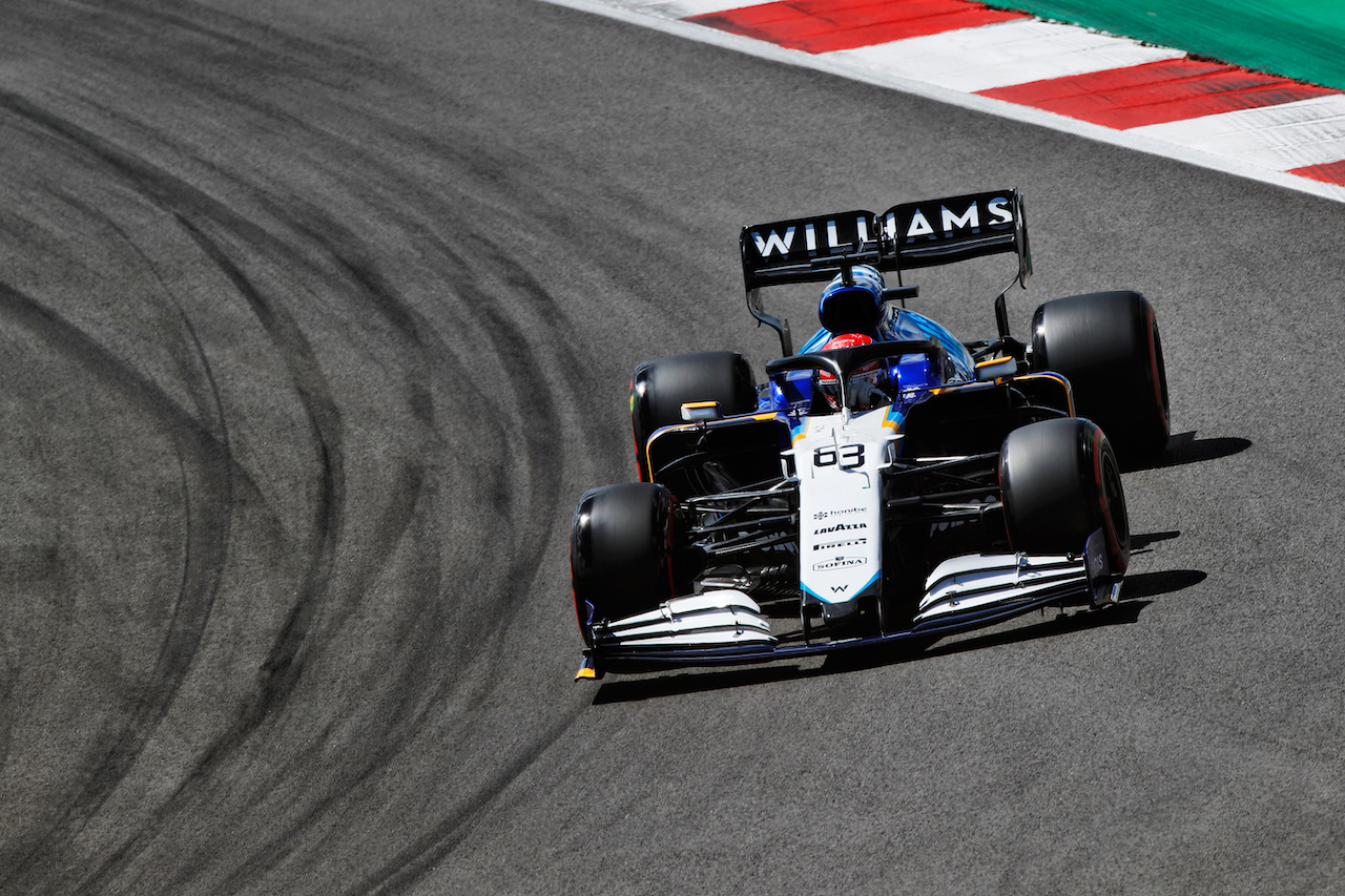 GP PORTOGALLO, George Russell (GBR) Williams Racing FW43B.
01.05.2021. Formula 1 World Championship, Rd 3, Portuguese Grand Prix, Portimao, Portugal, Qualifiche Day.
 - www.xpbimages.com, EMail: requests@xpbimages.com © Copyright: Staley / XPB Images