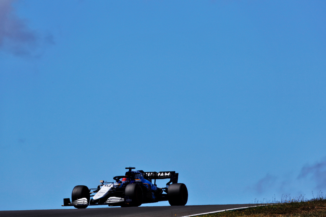 GP PORTOGALLO, George Russell (GBR) Williams Racing FW43B.
01.05.2021. Formula 1 World Championship, Rd 3, Portuguese Grand Prix, Portimao, Portugal, Qualifiche Day.
 - www.xpbimages.com, EMail: requests@xpbimages.com © Copyright: Staley / XPB Images