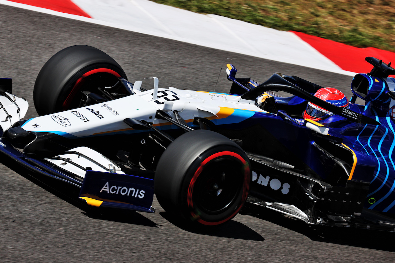 GP PORTOGALLO, George Russell (GBR) Williams Racing FW43B.
01.05.2021. Formula 1 World Championship, Rd 3, Portuguese Grand Prix, Portimao, Portugal, Qualifiche Day.
- www.xpbimages.com, EMail: requests@xpbimages.com © Copyright: Batchelor / XPB Images