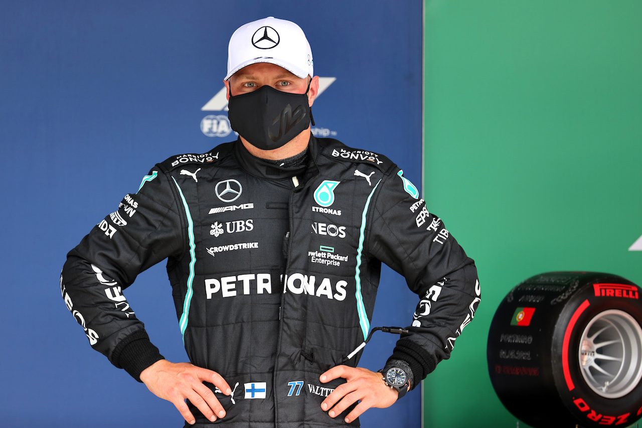 GP PORTOGALLO, Pole Position for Valtteri Bottas (FIN) Mercedes AMG F1.
01.05.2021. Formula 1 World Championship, Rd 3, Portuguese Grand Prix, Portimao, Portugal, Qualifiche Day.
- www.xpbimages.com, EMail: requests@xpbimages.com © Copyright: Batchelor / XPB Images
