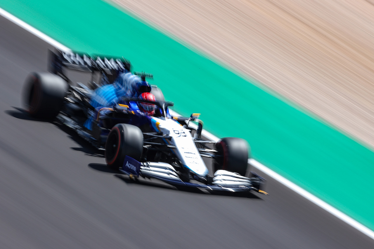 GP PORTOGALLO, George Russell (GBR) Williams Racing FW43B.
01.05.2021. Formula 1 World Championship, Rd 3, Portuguese Grand Prix, Portimao, Portugal, Qualifiche Day.
- www.xpbimages.com, EMail: requests@xpbimages.com © Copyright: Charniaux / XPB Images