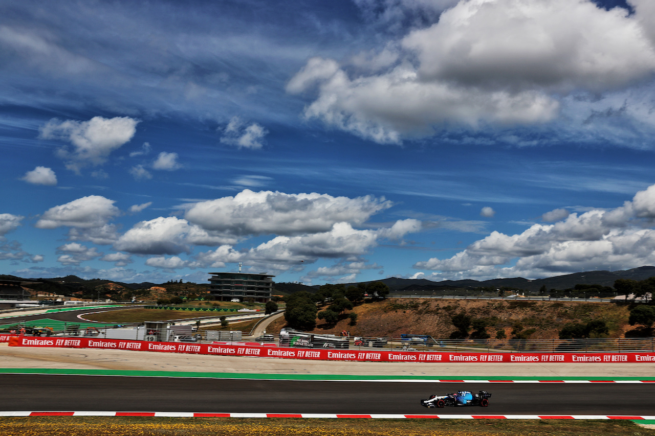 GP PORTOGALLO, George Russell (GBR) Williams Racing FW43B.
01.05.2021. Formula 1 World Championship, Rd 3, Portuguese Grand Prix, Portimao, Portugal, Qualifiche Day.
- www.xpbimages.com, EMail: requests@xpbimages.com © Copyright: Batchelor / XPB Images