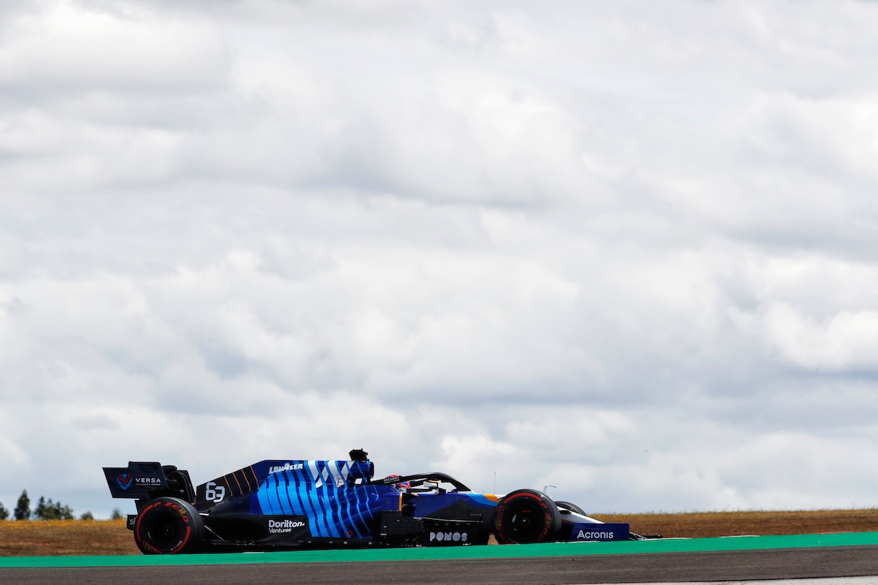GP PORTOGALLO, George Russell (GBR) Williams Racing FW43B.
01.05.2021. Formula 1 World Championship, Rd 3, Portuguese Grand Prix, Portimao, Portugal, Qualifiche Day.
 - www.xpbimages.com, EMail: requests@xpbimages.com © Copyright: Staley / XPB Images
