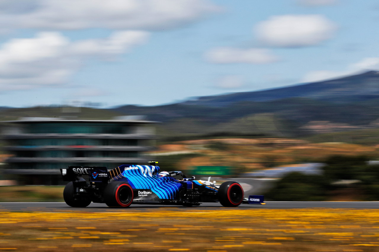 GP PORTOGALLO, Nicholas Latifi (CDN) Williams Racing FW43B.
01.05.2021. Formula 1 World Championship, Rd 3, Portuguese Grand Prix, Portimao, Portugal, Qualifiche Day.
 - www.xpbimages.com, EMail: requests@xpbimages.com © Copyright: Staley / XPB Images