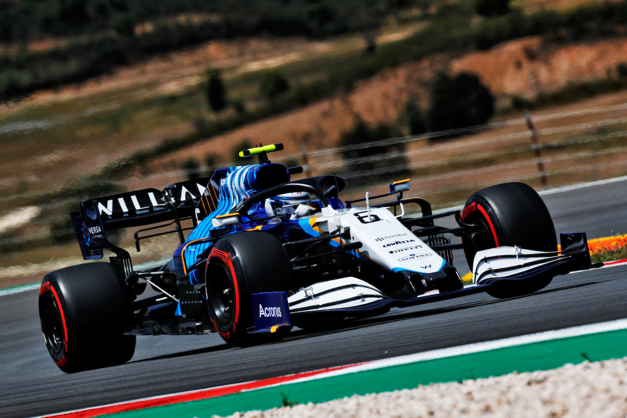 GP PORTOGALLO, Nicholas Latifi (CDN) Williams Racing FW43B.
01.05.2021. Formula 1 World Championship, Rd 3, Portuguese Grand Prix, Portimao, Portugal, Qualifiche Day.
 - www.xpbimages.com, EMail: requests@xpbimages.com © Copyright: Staley / XPB Images