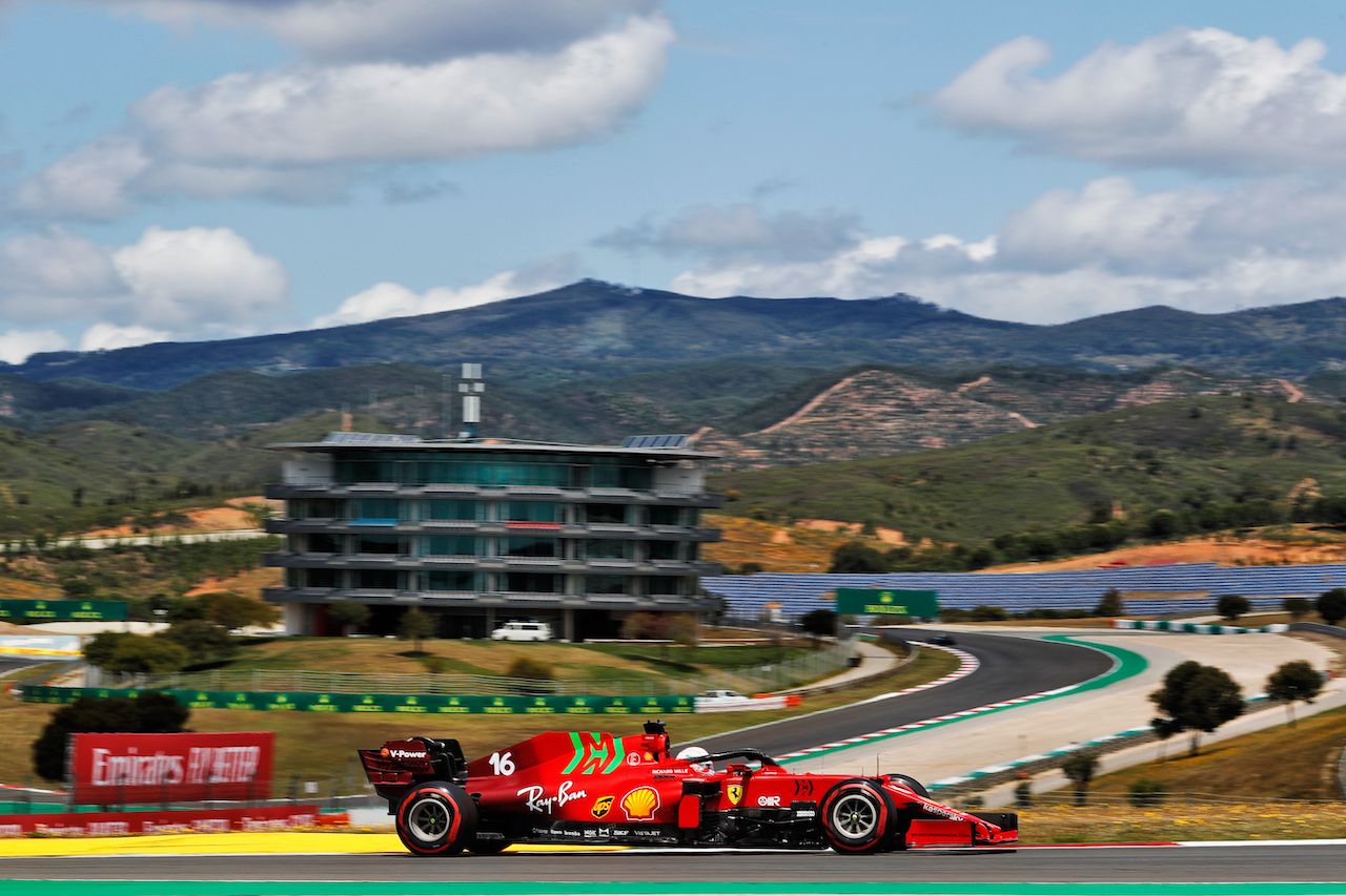 GP PORTOGALLO, Charles Leclerc (MON) Ferrari SF-21.
01.05.2021. Formula 1 World Championship, Rd 3, Portuguese Grand Prix, Portimao, Portugal, Qualifiche Day.
 - www.xpbimages.com, EMail: requests@xpbimages.com © Copyright: Staley / XPB Images