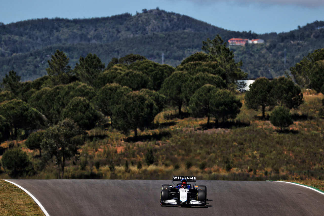 GP PORTOGALLO, George Russell (GBR) Williams Racing FW43B.
30.04.2021. Formula 1 World Championship, Rd 3, Portuguese Grand Prix, Portimao, Portugal, Practice Day.
- www.xpbimages.com, EMail: requests@xpbimages.com © Copyright: Batchelor / XPB Images