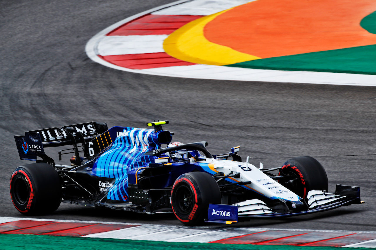 GP PORTOGALLO, Nicholas Latifi (CDN) Williams Racing FW43B.
30.04.2021. Formula 1 World Championship, Rd 3, Portuguese Grand Prix, Portimao, Portugal, Practice Day.
 - www.xpbimages.com, EMail: requests@xpbimages.com © Copyright: Staley / XPB Images