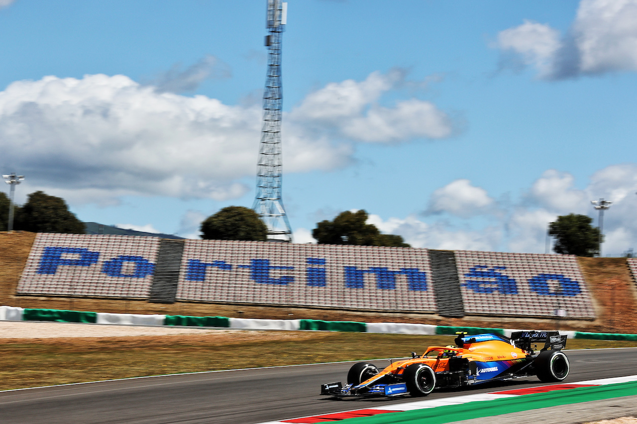 GP PORTOGALLO, Lando Norris (GBR) McLaren MCL35M.
30.04.2021. Formula 1 World Championship, Rd 3, Portuguese Grand Prix, Portimao, Portugal, Practice Day.
- www.xpbimages.com, EMail: requests@xpbimages.com © Copyright: Batchelor / XPB Images