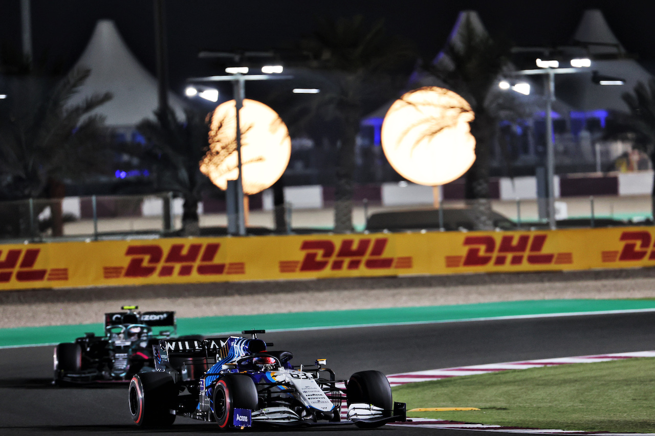 GP QATAR, George Russell (GBR) Williams Racing FW43B.
21.11.2021. Formula 1 World Championship, Rd 20, Qatar Grand Prix, Doha, Qatar, Gara Day.
- www.xpbimages.com, EMail: requests@xpbimages.com © Copyright: Batchelor / XPB Images