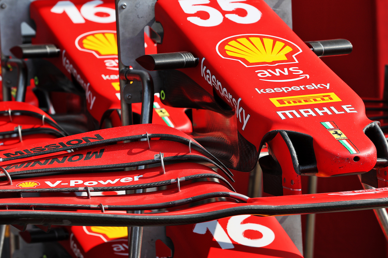 GP QATAR, Ferrari SF-21 front wing detail.
18.11.2021. Formula 1 World Championship, Rd 20, Qatar Grand Prix, Doha, Qatar, Preparation Day.
- www.xpbimages.com, EMail: requests@xpbimages.com © Copyright: Moy / XPB Images