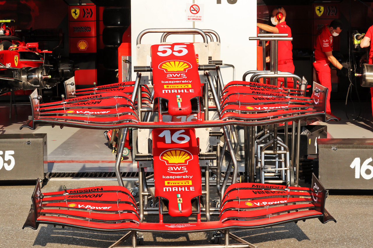 GP QATAR, Ferrari SF-21 front wings.
18.11.2021. Formula 1 World Championship, Rd 20, Qatar Grand Prix, Doha, Qatar, Preparation Day.
- www.xpbimages.com, EMail: requests@xpbimages.com © Copyright: Batchelor / XPB Images