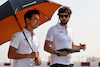 GP QATAR, Lando Norris (GBR) McLaren with Jose Manuel Lopez Garcia (ESP) McLaren Lead Performance Engineer.
18.11.2021. Formula 1 World Championship, Rd 20, Qatar Grand Prix, Doha, Qatar, Preparation Day.
- www.xpbimages.com, EMail: requests@xpbimages.com © Copyright: Batchelor / XPB Images