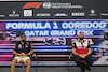 GP QATAR, (L to R): Sergio Perez (MEX) Red Bull Racing e Kimi Raikkonen (FIN) Alfa Romeo Racing in the FIA Press Conference.
18.11.2021. Formula 1 World Championship, Rd 20, Qatar Grand Prix, Doha, Qatar, Preparation Day.
- www.xpbimages.com, EMail: requests@xpbimages.com © Copyright: FIA Pool Image for Editorial Use Only