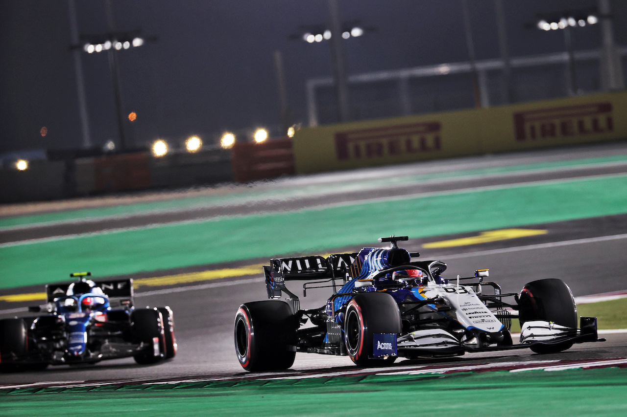 GP QATAR, George Russell (GBR) Williams Racing FW43B.
20.11.2021. Formula 1 World Championship, Rd 20, Qatar Grand Prix, Doha, Qatar, Qualifiche Day.
- www.xpbimages.com, EMail: requests@xpbimages.com © Copyright: Batchelor / XPB Images