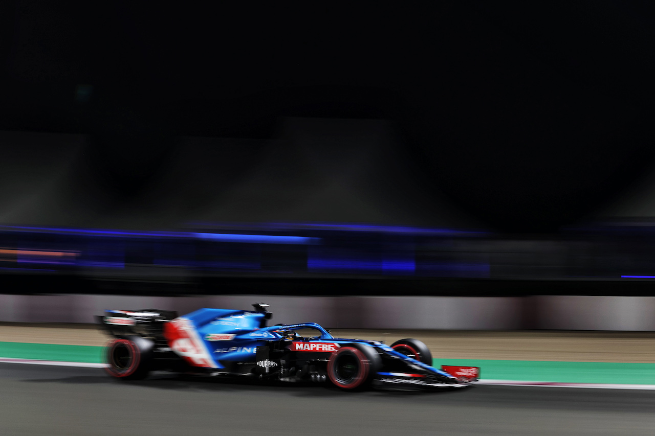 GP QATAR, Fernando Alonso (ESP) Alpine F1 Team A521.
20.11.2021. Formula 1 World Championship, Rd 20, Qatar Grand Prix, Doha, Qatar, Qualifiche Day.
- www.xpbimages.com, EMail: requests@xpbimages.com © Copyright: Moy / XPB Images