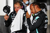 GP QATAR, Pole sitter Lewis Hamilton (GBR) Mercedes AMG F1 e team mate Valtteri Bottas (FIN) Mercedes AMG F1 in qualifying parc ferme.
20.11.2021. Formula 1 World Championship, Rd 20, Qatar Grand Prix, Doha, Qatar, Qualifiche Day.
- www.xpbimages.com, EMail: requests@xpbimages.com © Copyright: Batchelor / XPB Images